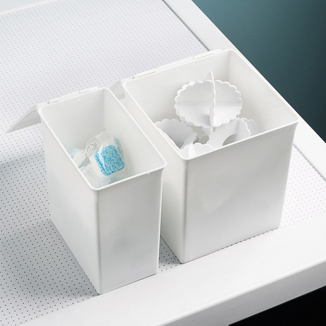 팬트리 서랍 정리함 수납정리박스 뚜껑포함, 1개, 화이트