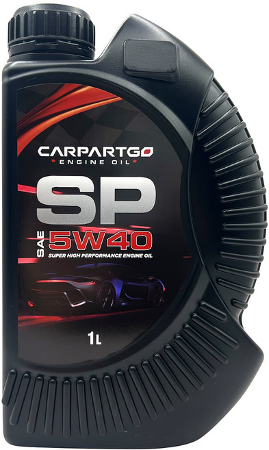 CARPARTGO 合成機油 高性能汽油引擎專用 卓越動力表現, 5W-40, 1個, 1L