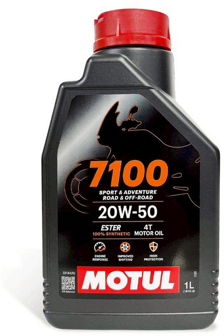 油工廠 MOTUL 7100 20W50 1L 酯類全合成機車油 MA2 哈雷 V-TWIN SP 新包裝, 1個