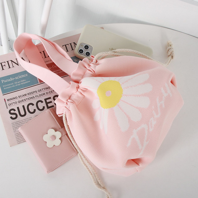 크로스백 미니 만두 뜨개가방 에코 보조가방 가벼운 수납 가방 백 남여공용 여성 여자 직장인 데일리 블로비