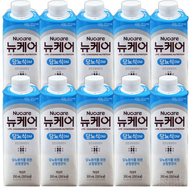 뉴케어 당뇨식 200mlx10개 환자 영양식 식사대용, 200ml, 10개
