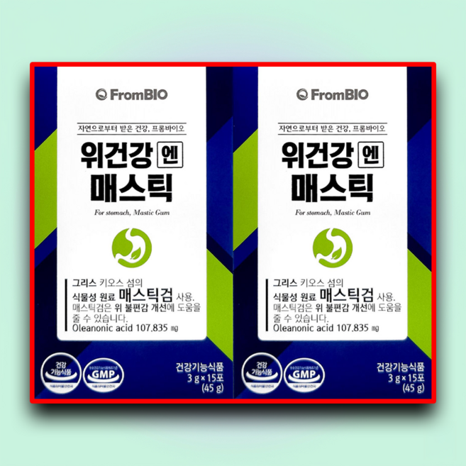 프롬바이오 위건강엔 매스틱 검 유산균, 1개