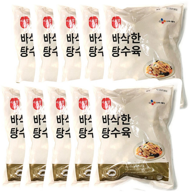 CJ 이츠웰 바삭한 탕수육 1KG, 10개