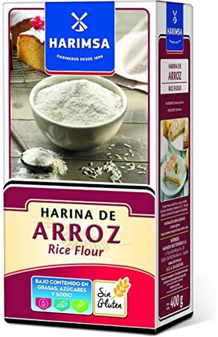 스페인 하림사 Harimosa Arroz 글루텐 프리 쌀가루, 400g, 12개