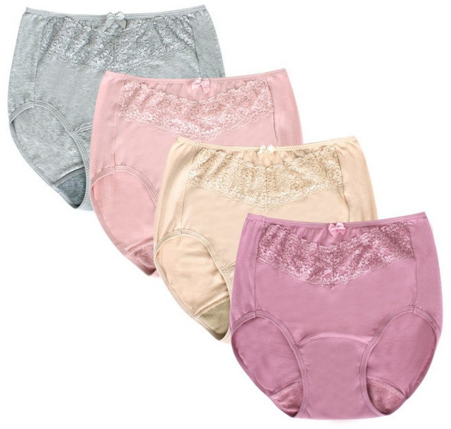 인따르시아 여성 레이스 요실금 안심팬티 4종