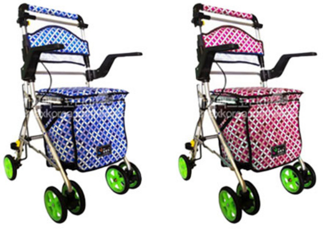 KS-300 국산 노인보행기 접이식 보행보조기 성인용 할머니유모차 고급형 구르마 성인 걸음보조기 보조기구 경량 할아버지 효도 삼주유니콘 실버카 장기요양 보험 복지용구 요양등급, 블루, 노인장기요양등급 구매(본인부담금 6%), 1개