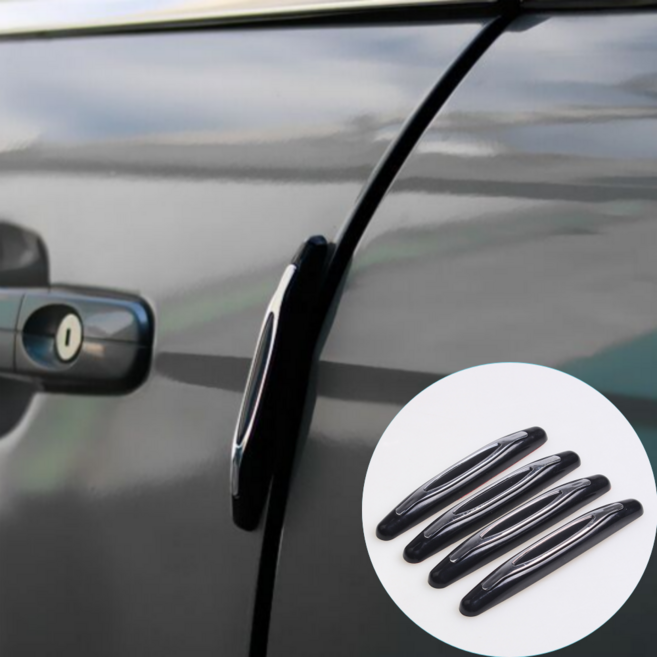 루나오라 흔적없는 차량 문콕방지 도어 가드4P, 4개, 블랙