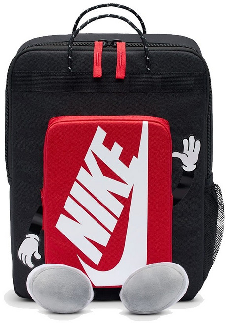 NIKE Y NK BOXY BKPK 後背包, HM9973010(黑紅),F, 黑紅