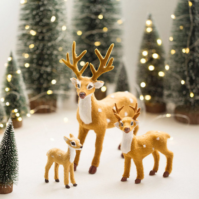 [데코봉봉] 루돌프 사슴 크리스마스소품 트리소품 크리스마스장식소품 크리스마스장식품 크리스마스오너먼트