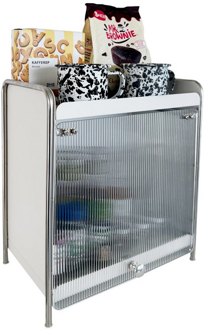 제이프랜 철제 미니 수납장 모듈수납장 미드센추리 디귿 다용도수납장