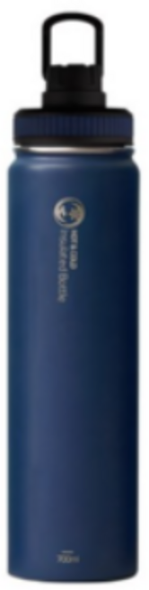 리벤스 트래블 휴대용 손잡이 보온보냉 스텐 텀블러, 네이비, 700ml, 2개