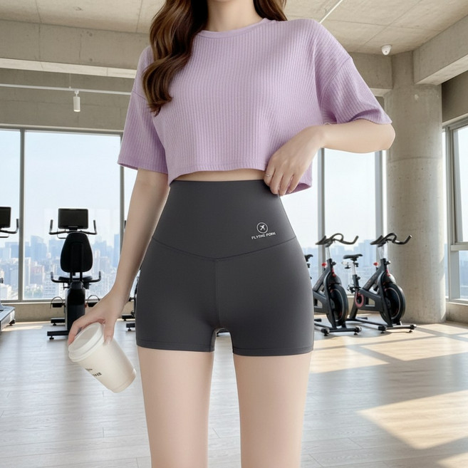 3부 쇼츠 여성 스포츠 짧은 레깅스 허벅지 헬스 반깅스 여자 팬츠