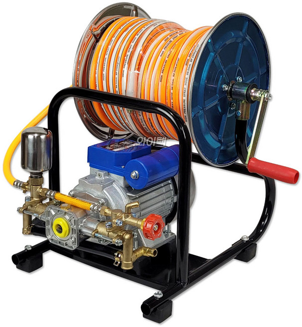 모터 분무기 전기 전동 동력 농약살포기 호스릴 50M, 1개