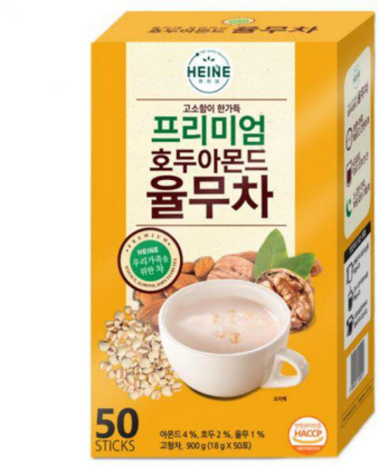 다농원 하이네 프리미엄 호두아몬드 율무차, 18g, 50개입, 1개