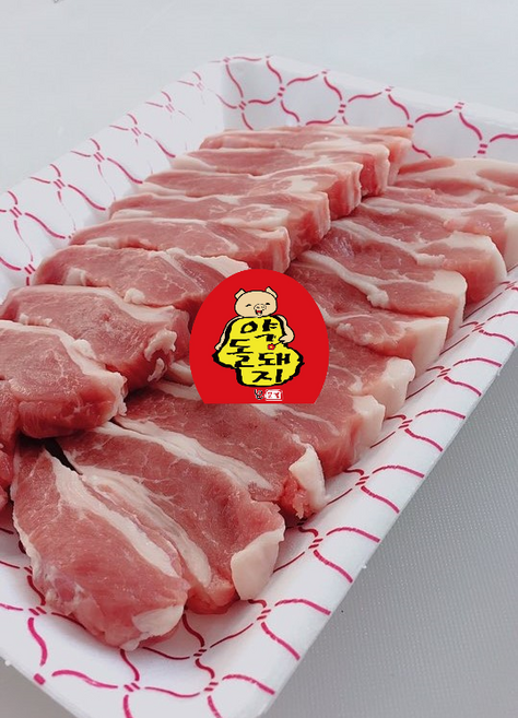문경약돌돼지 가브리살(등심덧살) 500g, 1개