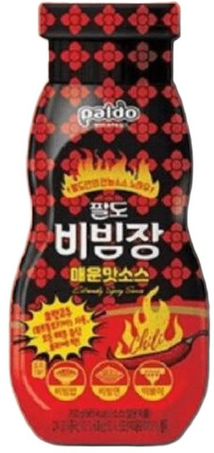 기타 팔도 비빔 국수 양념장 매운맛 골뱅이무침 냉면 비빔장 쫄면 양념장 200g, 1개