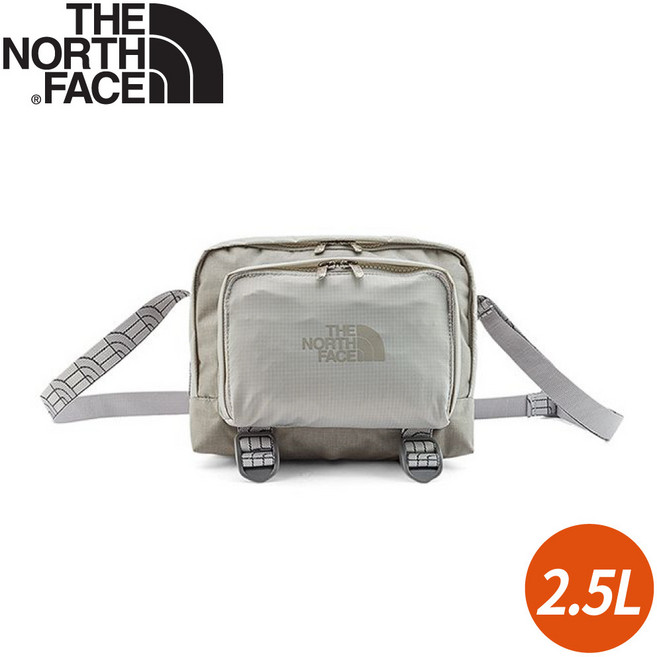 The North Face 2.5L 舒適背負休閒單肩包, 1個, OS, 石板灰