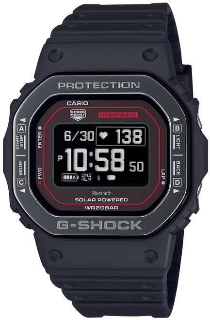 [카시오] 손목시계 지쇼크 G-SQUAD 심박계 Bluetooth 탑재 DW-H5600MB-1A4JR 맨즈 블랙