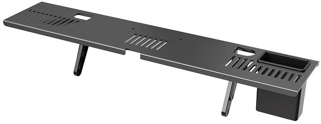 루멘마르스 티비 모니터 상단선반, 블랙, 1단