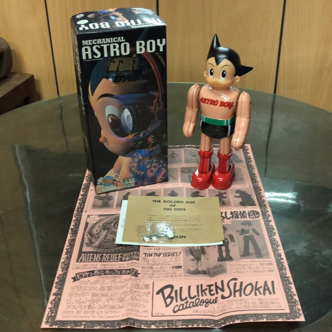 原子小金剛 發條玩具 鐵皮玩具 日本製, 1個