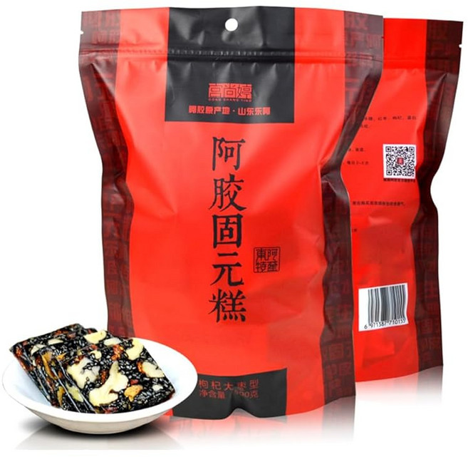 아교고원고 아교고 고급 원료 독립된 슬라이스 패키지 0첨가제 아고우 얇은 조각 홍대추 아교 케이크 아교고 아교고 자른 떡 가벼운 과자 간식 디저트 즉석식 산동아교 아시고/호두/검은