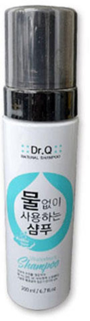 닥터큐 물없이 사용하는 버블타입 샴푸, 200ml, 1개