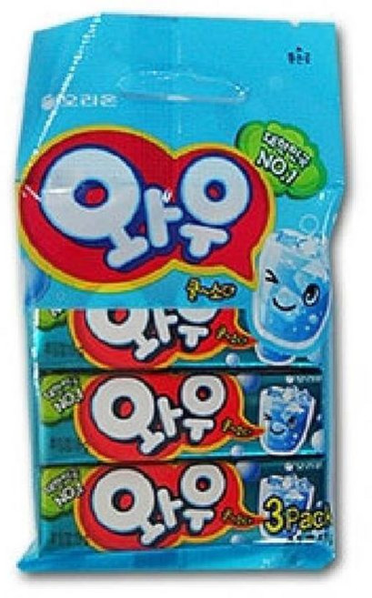 오리온 와우 껌 소다 3개입, 63g, 5개