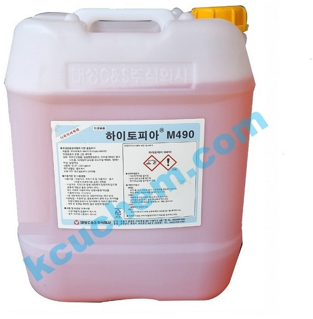 하이토피아M490 20kg 오븐크리너 작업환경측정 대상제외 오븐크리너 오븐기름때제거제, 1개
