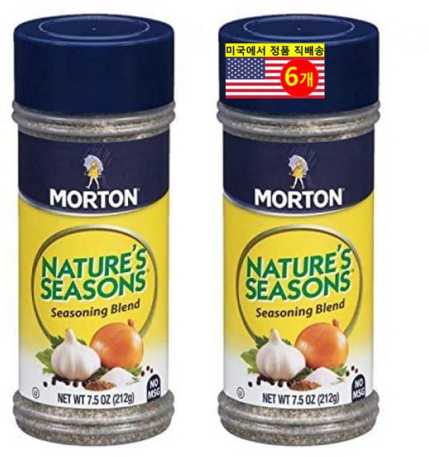 Morton 다용도 네이처즈 시즈닝 향신료 블렌드 213g 2개, 6개