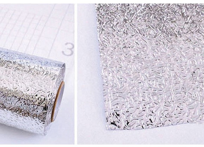 주방 부엌 싱크대 가스렌지 타일 기름때 찌든때 은박시트지 금박시트지 5m 3m, 1개