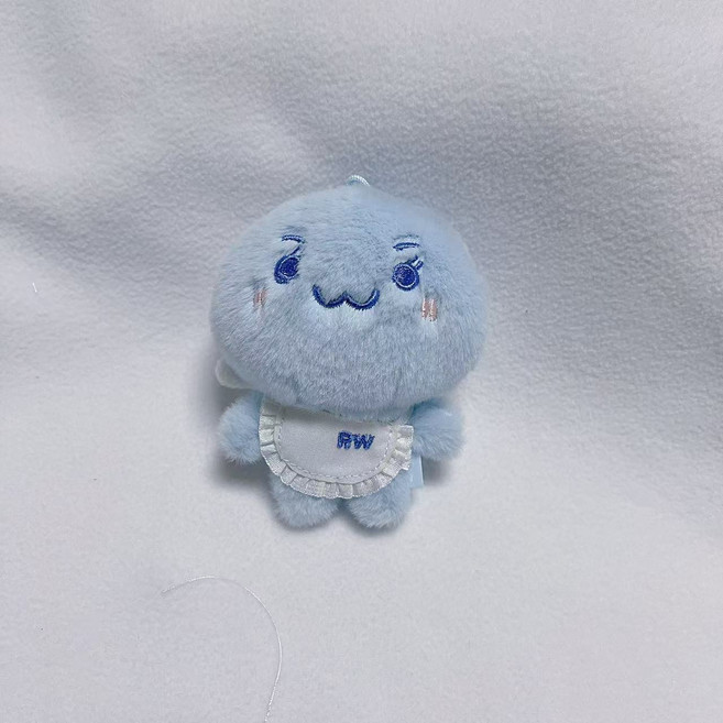 Super Junior 藍色團子金希澈金鐘云曹圭賢金厲旭毛絨掛件, 1個, 金厲旭RM磁鐵+亮面珠鏈+標簽