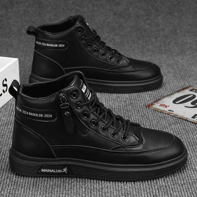 남성 하이탑 운동화 스니커즈 캐주얼 워커화