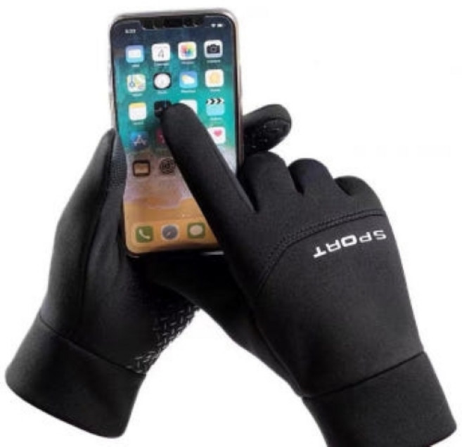제로리빙 스마트 터치 겨울용 생활방수 기모 방한 장갑