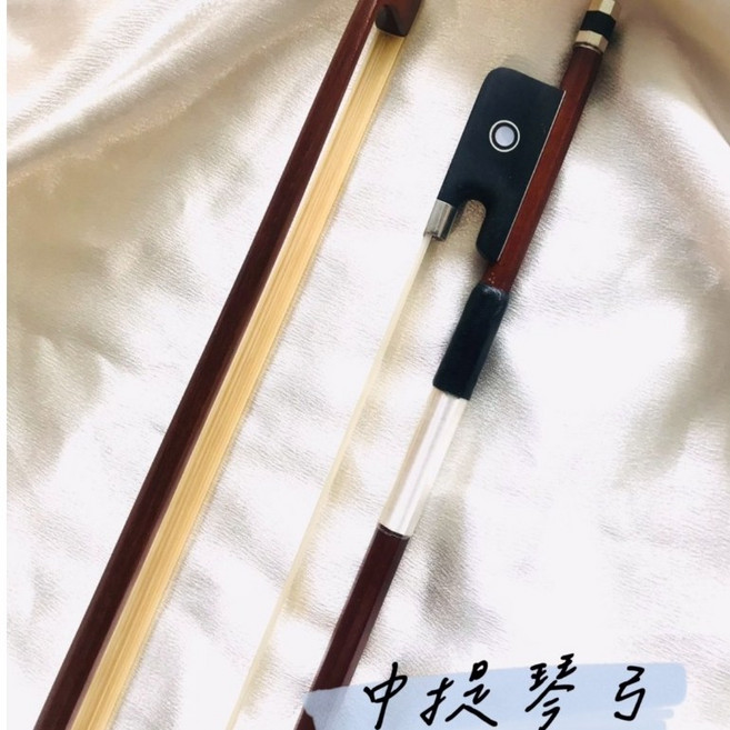 老羊樂器店 中提琴弓 八角弓 巴西木 銀絲纏繞 4/4 中提琴 初學入門, 1個