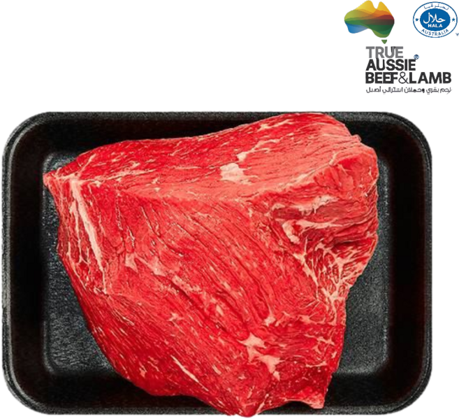 Halal Australian Fresh Marbling Beef Topround 호주산 하랄 소고기우둔살 과하우둔, 1개, 500g