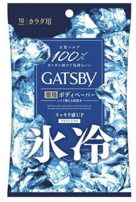 갸스비 데오도란트 샤워 티슈 아이스 시트러스 10매입, 1개