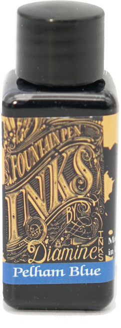 디아민 병잉크 30ml 만년필용 잉크, Pelham Blue