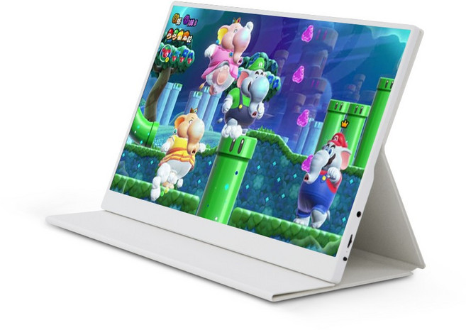 카멜 프리즘 FHD 포터블 휴대용 모니터 CPM1530I, 화이트, 39.6cm