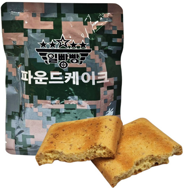 일빵빵 전투식량 파운드케이크/ 장기보관 비상식량 유통기간 3년 등산 자전거 마라톤, 12개, 100g