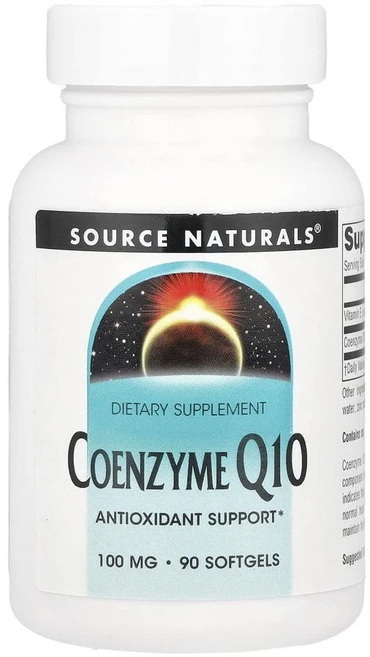 소스 내추럴스 코엔자임 Q10 100mg Source Naturals Coenzyme Q10 100 mg 90정, 1개 - 쿠팡