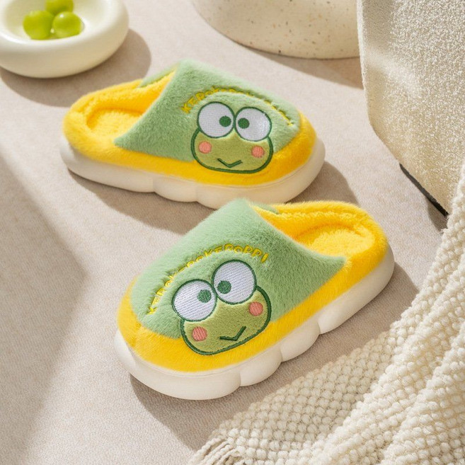 시나모롤 헬로키티 쿠로미 케로피 실내화 슬리퍼, 215-220mm(내부 길이 20.5cm)