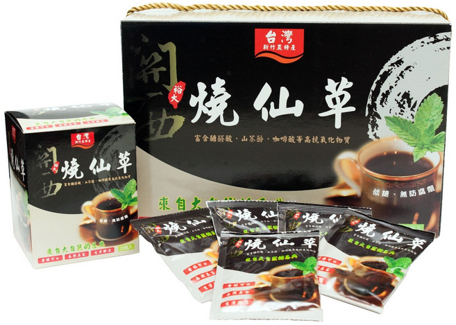 裕大 YUETA 燒仙草即溶包禮盒 30包入 附金色提繩 方便沖泡 草本風味 送禮自用, 30個, 32g