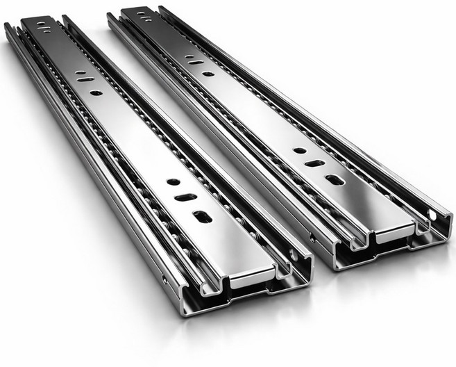 루메이크 슬라이딩 서랍장 서랍 레일 3단 볼레일 폭35, 2개