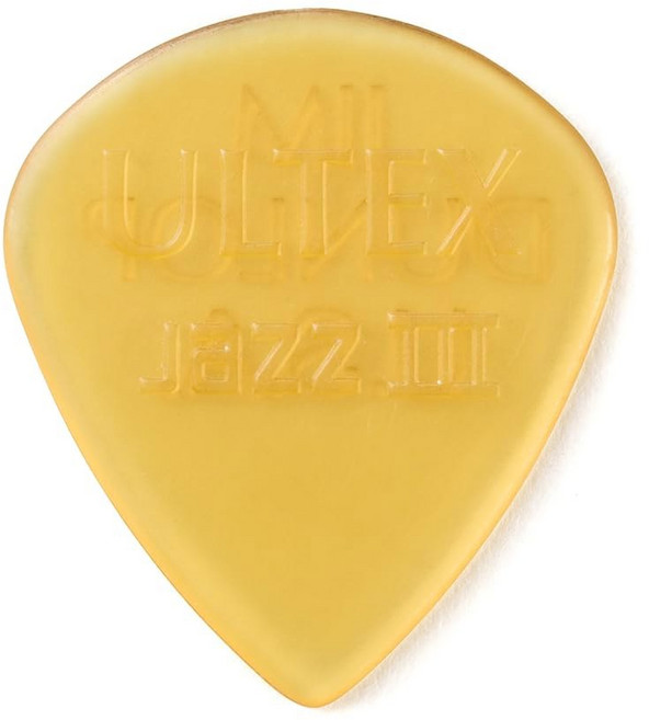 Dunlop 울텍스 재즈 III 기타 피크 1.38mm 24개입 (427R), 던롭 427R 울텍스® 재즈 III 1.38mm 24