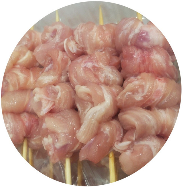 국내산 닭목살꼬치, 1개, 200g