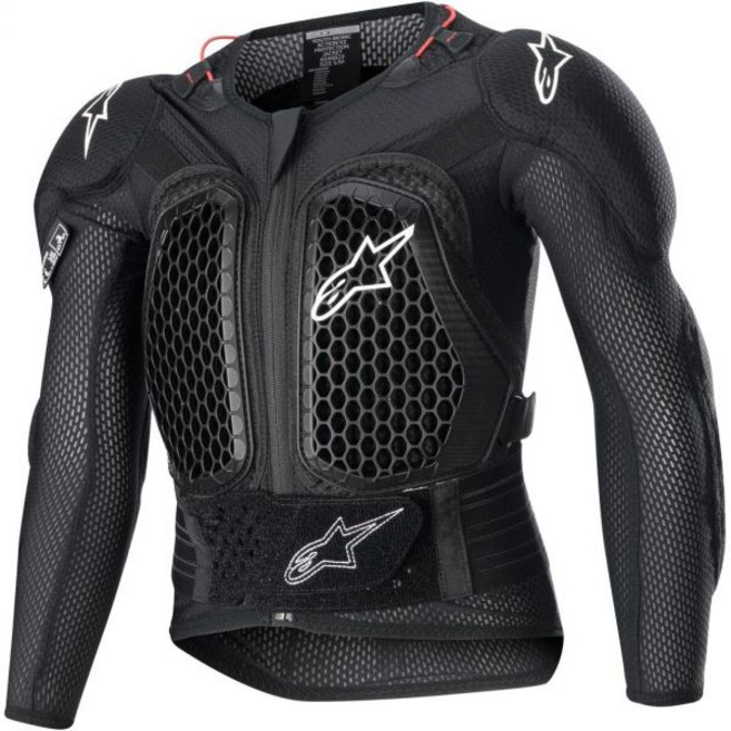 Alpinestars알파인스타즈 바이오닉 액션 V2 프로텍션 자켓, Youth Small/Medium, Black, 1개