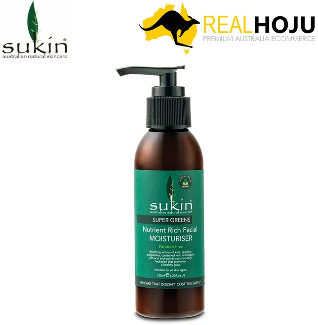수킨 슈퍼그린 영양공급 페이셜 모이스쳐라이저 125ml, 1개 - 쿠팡
