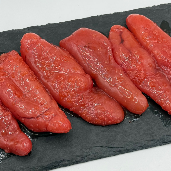 짜지않은 저염 양념 명란젓 파치, 3개, 150g