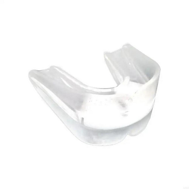 양면 마우스 가드 스포츠 복싱 킥복싱 운동 보호자, 1. transparent white, 1개