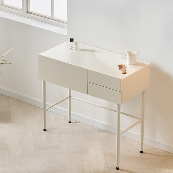 세이지홈 탑벨라 800 화장대 콘솔 테이블 국내제작, 아이보리화이트